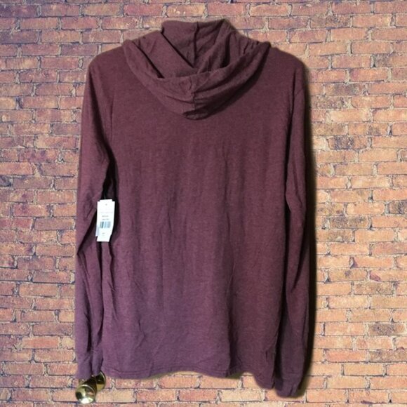 Kinetix Casual Luxury Long Sleeve Hoodie Tee Shirt Unisex Size M- NWT MSRP $85 - Picture 2 of 5